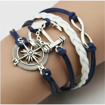 Souprava šperků Stylový náramek na ruku v námořnickém stylu (Náramky a řetízky )