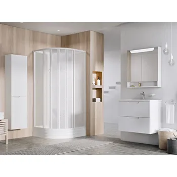 Ravak - ASBKP6 90x90, bílá+pearl (4 díly) - Sprchový box Supernova ASBKP6