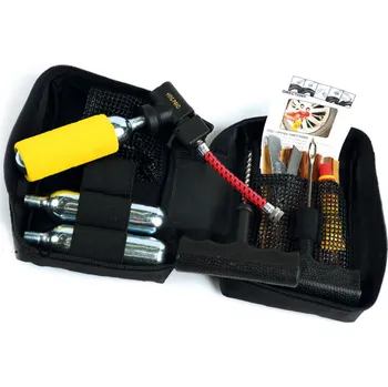 Sada na opravu pneumatiky Opravná moto sada bezdušových pneu kompletní (knoty+bombičky+příslušenství)