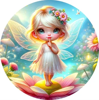 Jedlá dekorace na dort Jedlý papír víla