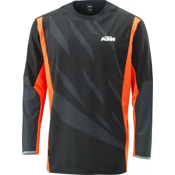 cyklistický dres Tričko KTM RACETECH JERSEY BLACK velikost L