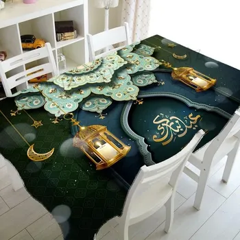 ubrus Ubrus na ramadán s motivem půlměsíce - 3,140 x 180 cm 55 x 70 palců