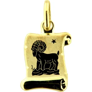 Přívěsek Zlatý přívěsek pergamen znamení zvěrokruhu 30.10.014 BERAN-4, 0.4 g