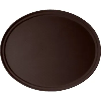 Cambro Camtread podnos protiskluzový oválný 56 × 68,5 cm, hnědá