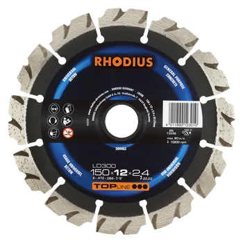 Brusný kotouč RHODIUS Diamantový řezný kotouč LD300 150 x 12,0 x 2,4 x 22,23 TOPline