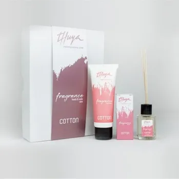 Kosmetická sada Thuya Professional Line Fragrance Cotton Kit - Krém na ruce 75 ml + olej na nehty 14 ml vonný difuzér Dárková sada