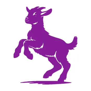 Samolepící dekorace Kůzle 001 levá mladý kozlík (14 - fialová) SAMOLEPKA NA AUTO, NÁLEPKA, FÓLIE, POLEP, TUNING, VLASTNÍ TEXT, TISK, AUTOSAMOLEPKY.cz, POLEPY, OBRÁZEK, LOGO, 3D STICKERS