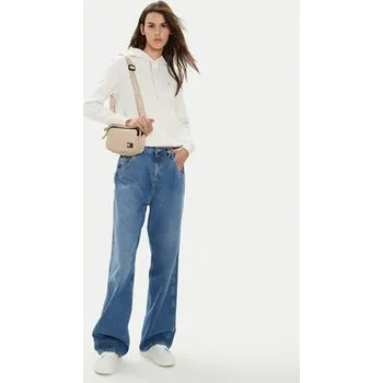 Pánská mikina Tommy Jeans Mikina Flag DW0DW19727 Écru Regular Fit XL