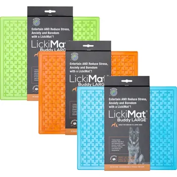 Hračka pro psa LICKIMAT lízací podložka BUDDY LARGE Barva: Oranžová