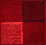 GRUND Koupelnová předložka DIVISO rubínová Rozměr: 60x60 cm