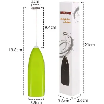 Ruční šlehač | šlehač na mléko, vajíčka... více barev - Zelená