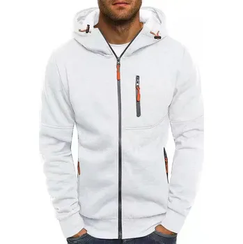 Pánská mikina Pánská melanžová mikina s kapucí Velikost: 4XL, Barva (Varianta): Z67-White