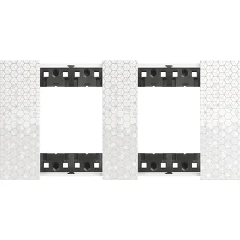 Elektrická zásuvka Rámeček BTICINO KA4802M2MW 2+2M PIXEL KA4802M2MW