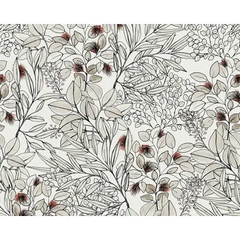 Tapeta Vliesová tapeta béžová, růžová, květy, listy 375342 / Tapety na zeď 37534-2 Geo Nordic (0,53 x 10,05 m) A.S.Création