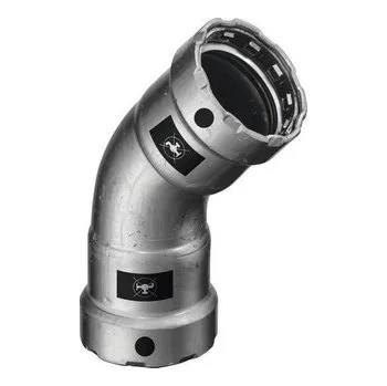 Stavebniny Viega Oblouk 45° Megapress 6/4" vni, EPDM, ocel / pozinkovaný 694616