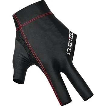 Kulečníková rukavice Rukavice Cuetec Axis black-red pro praváka Velikost: M