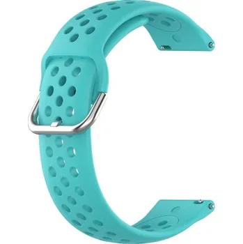 Řemínek na hodinky BSTRAP | BStrap Silicone Dots reminek na Garmin Venu 2 Plus, teal (SSG013C0809)
