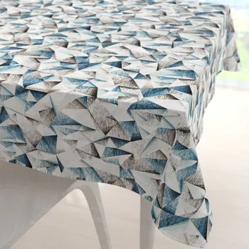 ubrus Dekorační čtvercový ubrus Porto PRT-007 Modro-hnědé krystaly 40x40 cm