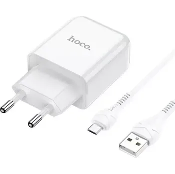 Napájecí adaptér HOCO N2 Vigour Micro USB 2A, barva bílá