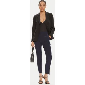 Dámské kalhoty Liu Jo Kalhoty z materiálu CA4201 T2200 Tmavomodrá Regular Fit 44