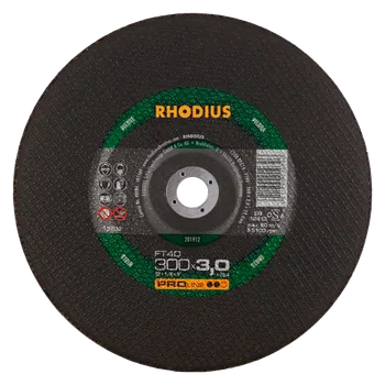 Řezný kotouč RHODIUS Ruční řezný kotouč FT40 300 x 3,0 x 25,40 PROline