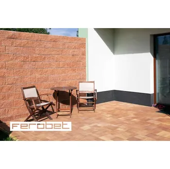 Dlažba FEROBET Zámková dlažba PARKO KOMBI 6 cm AKCE Legno