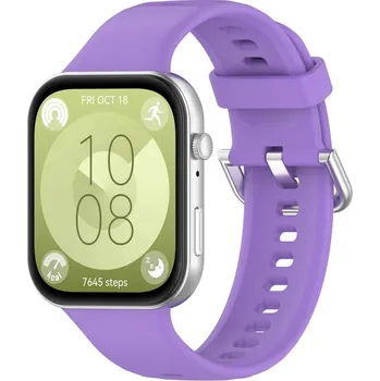 Příslušenství k chytrým hodinkám VSECHNONAMOBIL 77225 SILICONE Vyměnitelný řemínek pro Huawei Watch Fit 3 fialový