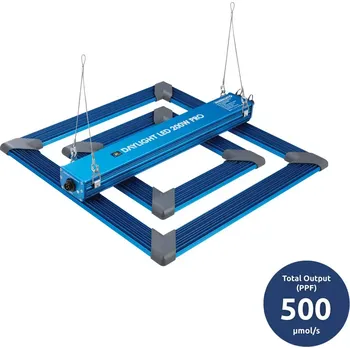 Maxibright Daylight PRO Full Spectrum LED 200W 2.5 μmol/J (DAYLIGHT 200W PRO LED (typ ATS) je dokonalým řešením pro pěstování v malém měřítku. S vynikajícím celkovým výkonem 500 μmol/s. Tato kompaktní jednotka dokonale pokryje pěstební plochu o rozměrech)