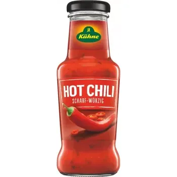 Omáčka Kühne Hot Chili Sauce würzig-scharf 250ml