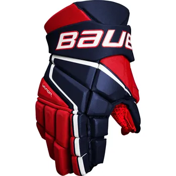 Sportovní chránič Hokejové rukavice Bauer Vapor 3X Navy/Red/White Intermediate 12 palců