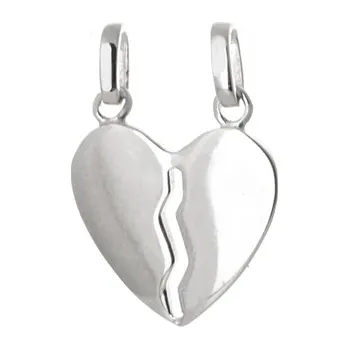 Šperk Stříbrný rozlamovací srdce SVLP1192XH20000