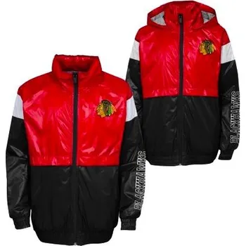 Chlapecká bunda Outerstuff GOAL LINE STANCE FZ WINDBREAKE CHICAGO BLACKHAWKS XL