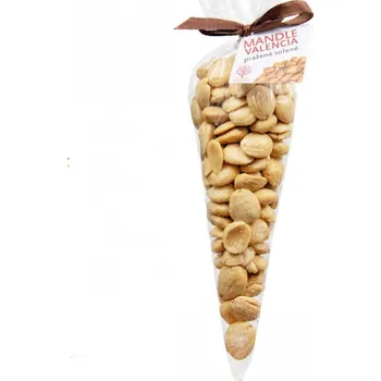 Solené mandle, Hustopečská mandlárna, kornout, balení 120 g
