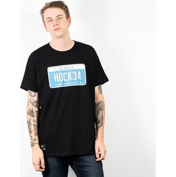 Pánské tričko Pánské tričko Roster Hockey HOCK34 black/blue L