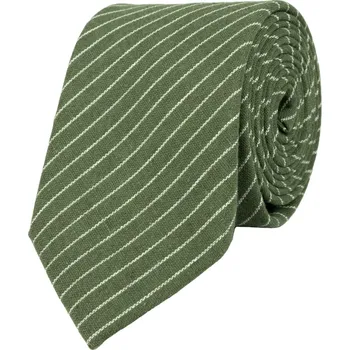 Kravata Bubibubi Zelená kravata s proužky