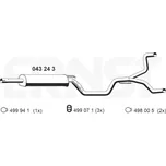 Střední tlumič výfuku ERNST 043243