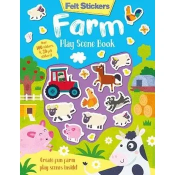 První čtění Felt Stickers Farm Play Scene Book - Elliot, Kit