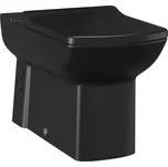 Creavit LARA WC mísa pro kombi; spodní/zadní odpad; 35x64cm; černá mat