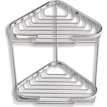 Drátěná police NOVASERVIS 6071,0 Dvojitá rohová police malá Drátěný program chrom (6071,0)