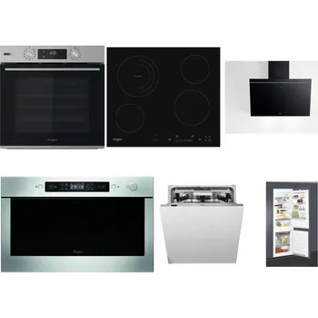 Set domácích spotřebičů WHIRLPOOL OMSK58HU1SX + WHIRLPOOL AKT 8900 BA + WHIRLPOOL AKR 62F LT K + WHIRLPOOL AMW 439 IX + WHIRLPOOL WIO 3O540 PELG + WHIRLPOOL ART 65031
