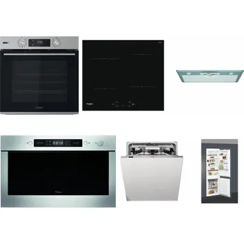 Set domácích spotřebičů WHIRLPOOL OMSK58HU1SX + WHIRLPOOL WS Q2760 BF + WHIRLPOOL AKR 650/1 IX + WHIRLPOOL AMW 439 IX + WHIRLPOOL WIO 3O540 PELG + WHIRLPOOL ART 66112