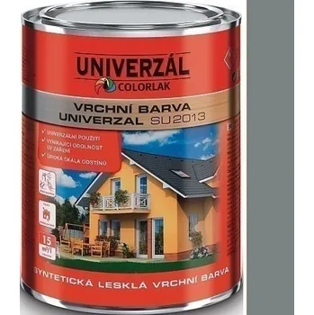 Lak na dřevo Colorlak Univerzal SU2013 syntetická lesklá vrchní barva Hliník 0,35 l