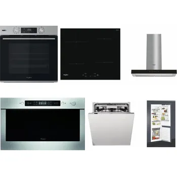 Set domácích spotřebičů WHIRLPOOL OMSK58HU1SX + WHIRLPOOL WS Q2760 BF + WHIRLPOOL WHBS 62F LT K + WHIRLPOOL AMW 439 IX + WHIRLPOOL WIO 3T133 PLE + WHIRLPOOL ART 65031