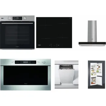 Set domácích spotřebičů WHIRLPOOL OMSK58HU1SX + WHIRLPOOL WS Q2760 BF + WHIRLPOOL WHBS 62F LT K + WHIRLPOOL AMW 439 IX + WHIRLPOOL WSIC 3M27 C + WHIRLPOOL ART 65031