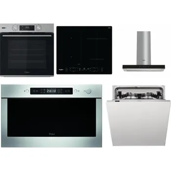 Set domácích spotřebičů WHIRLPOOL OMSK58HU1SX + WHIRLPOOL WL B8160 NE + WHIRLPOOL WHBS 62F LT K + WHIRLPOOL AMW 439 IX + WHIRLPOOL WIC 3C33 PFE