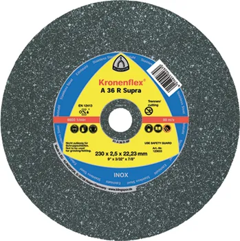 Řezný kotouč KLINGSPOR Kotouč řezný na nerez/ocel A 36 Supra | 115x2x22,2 mm