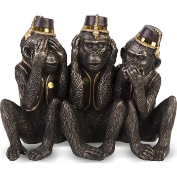 Dekorační soška 126536 tři moudré opice