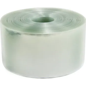 Transparentní smršťovací PVC fólie 2:1, šíře 120 mm, průměr 75 mm