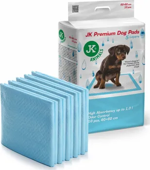 toaleta pro psa JK Animals Premium podložky pro psy 60 x 60 cm 10 ks