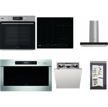 Set domácích spotřebičů WHIRLPOOL OMSK58HU1SX + WHIRLPOOL WL B8160 NE + WHIRLPOOL WHBS 62F LT K + WHIRLPOOL AMW 439 IX + WHIRLPOOL WIO 3T133 PLE + WHIRLPOOL ART 66112